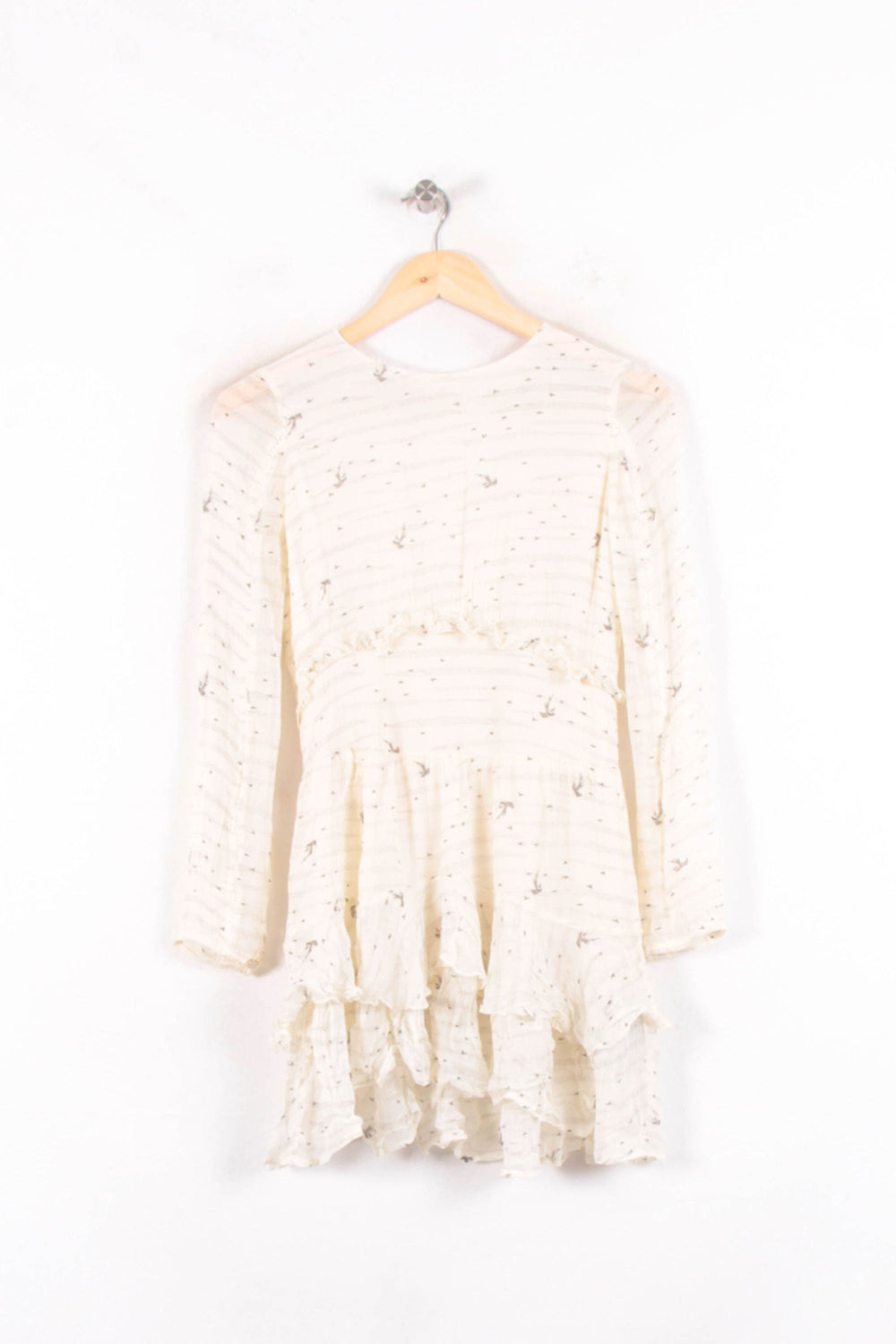 Robe Courte Écrue - Taille XS/34 de la marque Sessùn | PARAD61985 - Vendu par Paradigme - Image 2