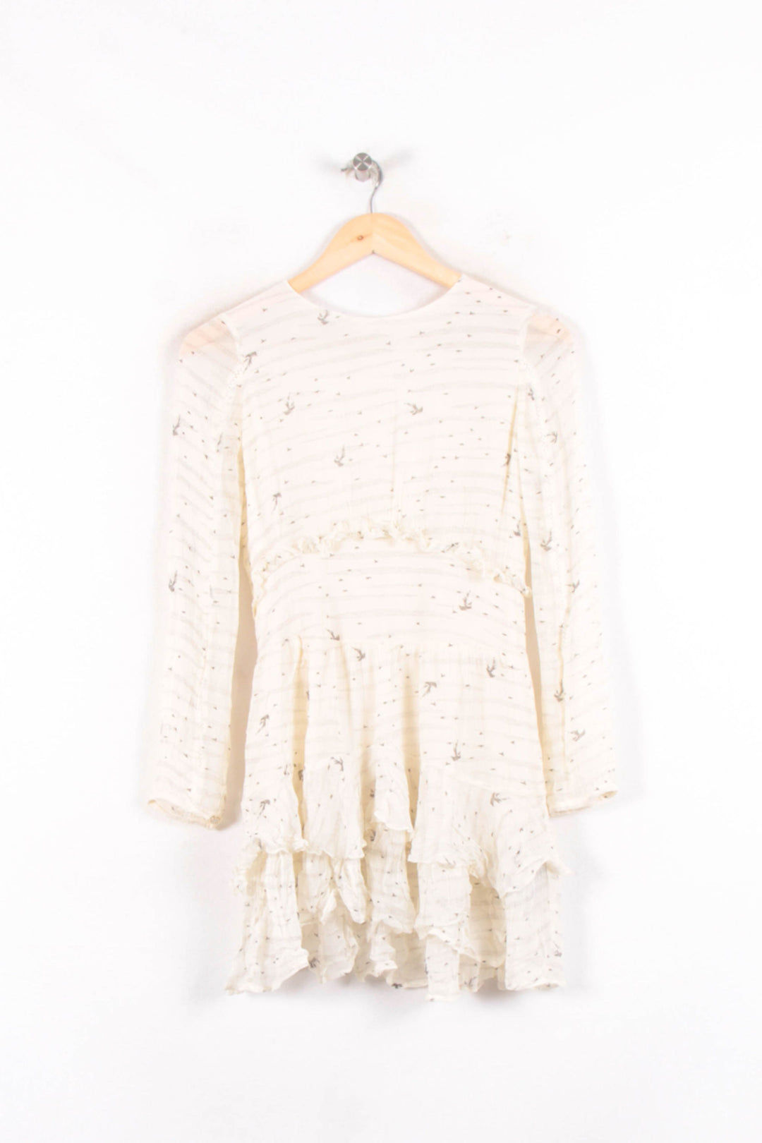 Robe Courte Écrue - Taille XS/34 de la marque Sessùn | PARAD61985 - Vendu par Paradigme - Image 2