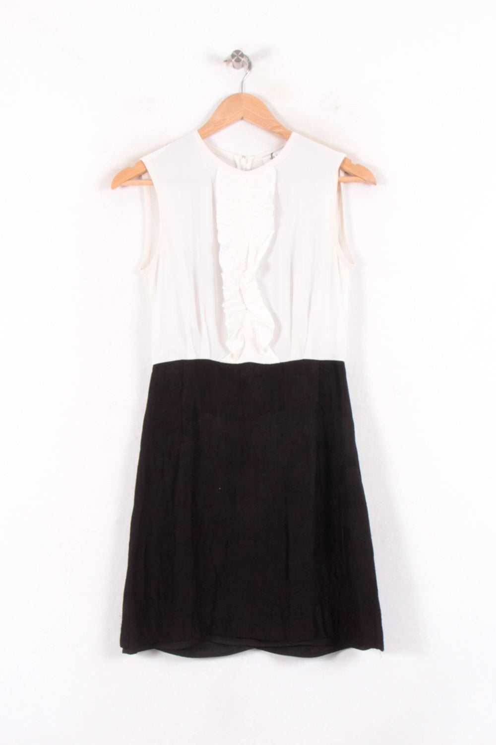 Robe Courte Blanche et Noire - Taille S/36 de la marque Sandro | PARAD61986 - Vendu par Paradigme - Image 2