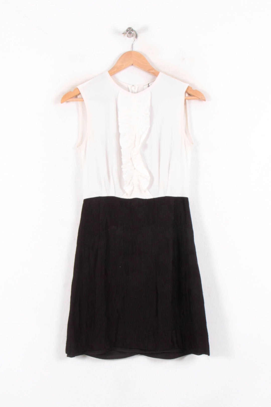 Robe Courte Blanche et Noire - Taille S/36 de la marque Sandro | PARAD61986 - Vendu par Paradigme - Image 2