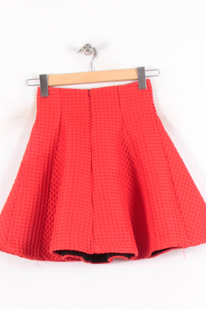 Jupe Évasée Rouge - Taille S/36 de la marque Maje | PARAD61987 - Vendu par Paradigme - Image 4