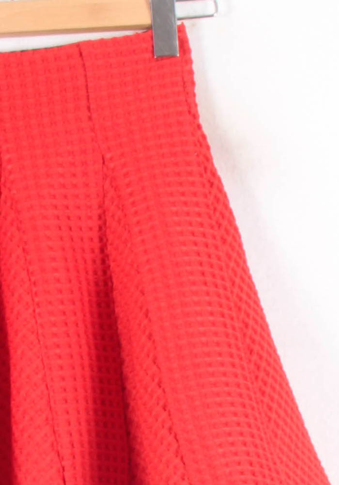Jupe Évasée Rouge - Taille S/36 de la marque Maje | PARAD61987 - Vendu par Paradigme - Image 3