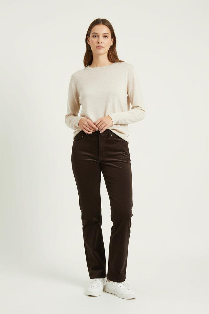 Pantalon Marron - Taille S/36 de la marque Comptoir des Cotonniers | PARAD61995 - Vendu par Paradigme - Image 1