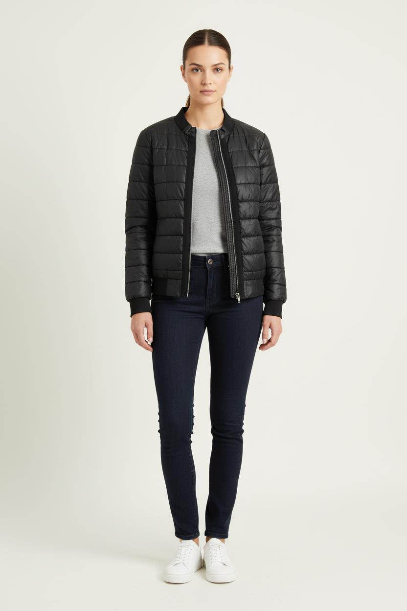 Blouson Doudoune Noir - Taille XS/34 de la marque IKKS | PARAD61997 - Vendu par Paradigme - Image 1