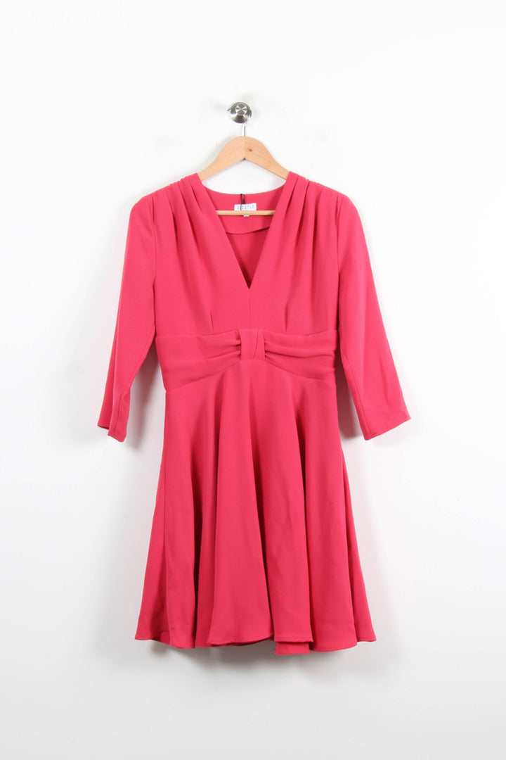 Robe Midi Rose - Taille S/36 de la marque Claudie Pierlot | PARAD62000 - Vendu par Paradigme - Image 2