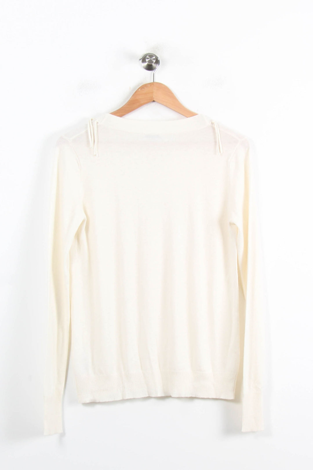 Pull Blanc - Taille S/36 de la marque IKKS | PARAD62002 - Vendu par Paradigme - Image 4