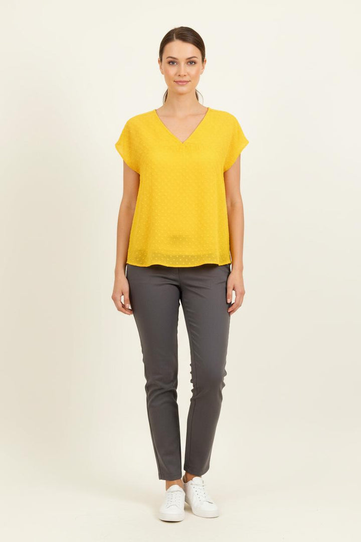 Blouse Jaune - Taille XS/34 de la marque Comptoir des Cotonniers | PARAD62006 - Vendu par Paradigme - Image 1