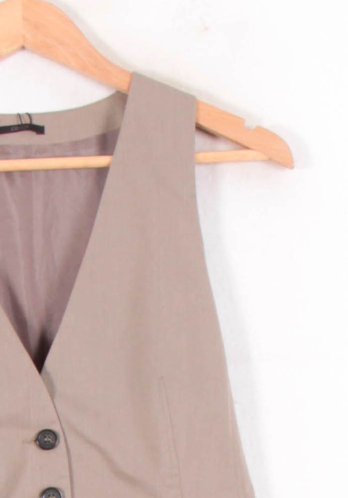 Gilet Marron - Taille L/40 de la marque IKKS | PARAD62008 - Vendu par Paradigme - Image 3