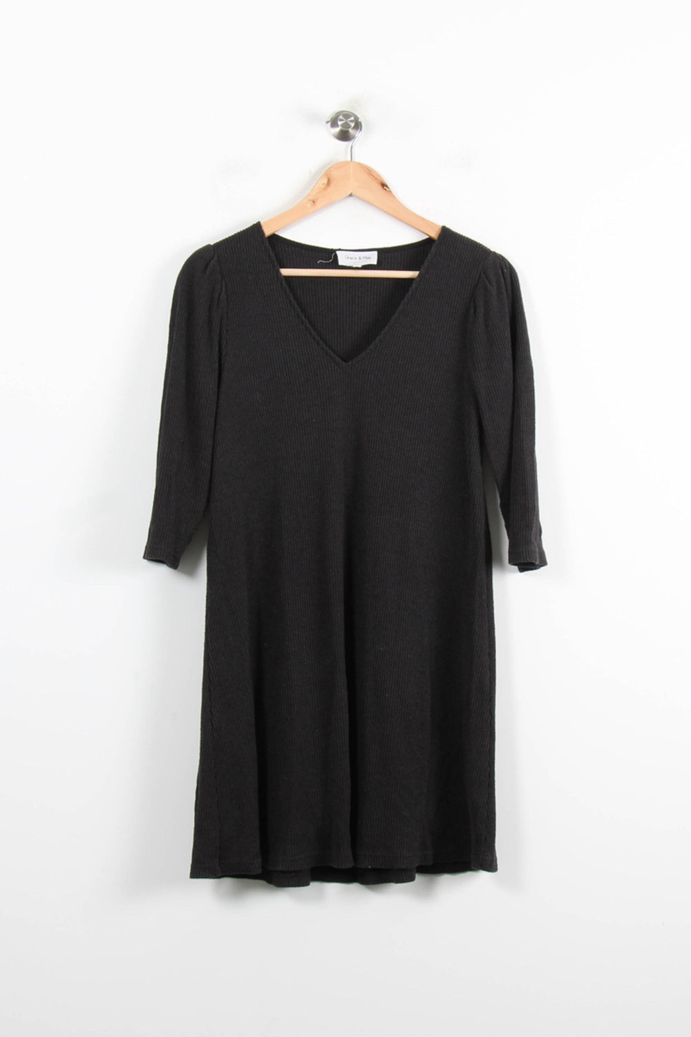 Robe Courte Grise - Taille S/36 de la marque Grace & Mila | PARAD62009 - Vendu par Paradigme - Image 2