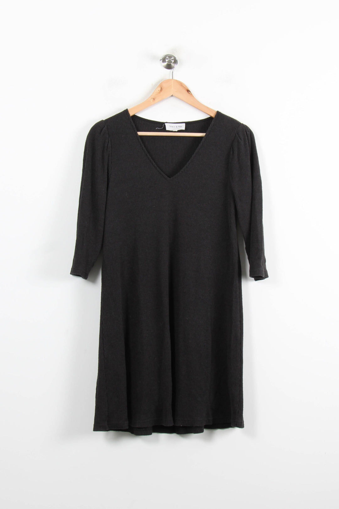 Robe Courte Grise - Taille S/36 de la marque Grace & Mila | PARAD62009 - Vendu par Paradigme - Image 2