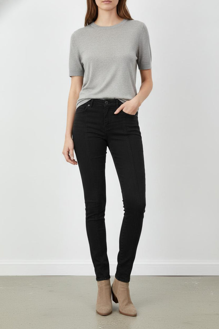 Jean Skinny Noir - Taille XS/34 de la marque IKKS | PARAD62011 - Vendu par Paradigme - Image 1