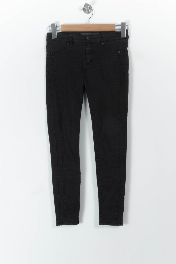 Jean Skinny Noir - Taille XS/34 de la marque IKKS | PARAD62011 - Vendu par Paradigme - Image 2