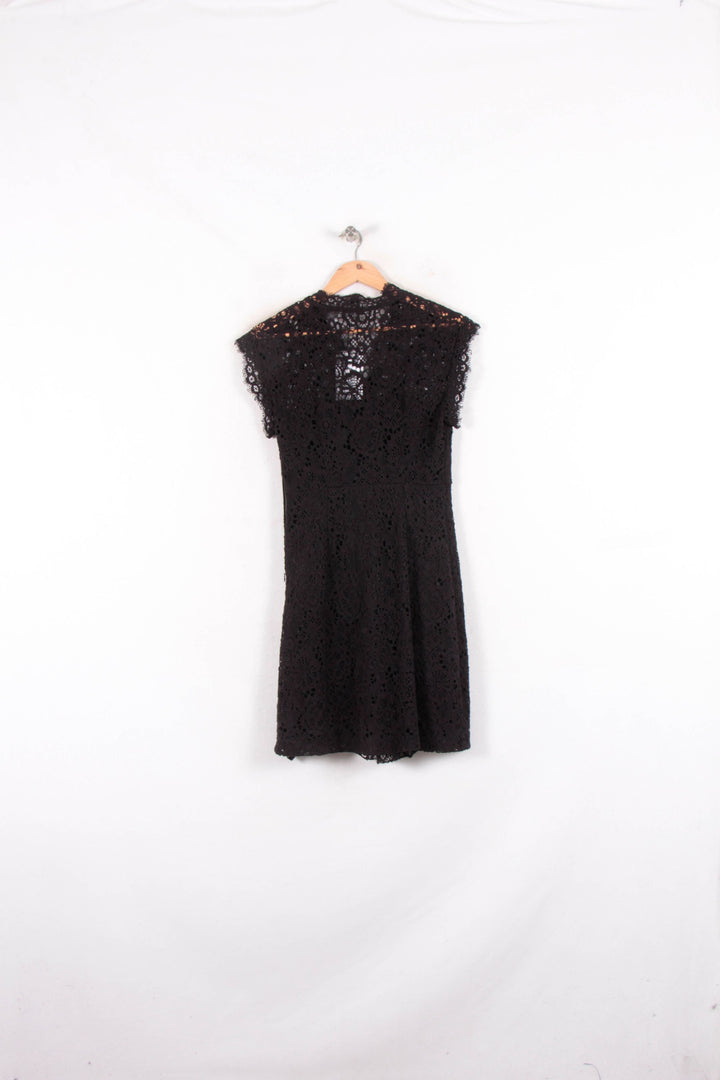 Robe Dentelle Noire - Taille S/36 de la marque Claudie Pierlot | PARAD62013 - Vendu par Paradigme - Image 4