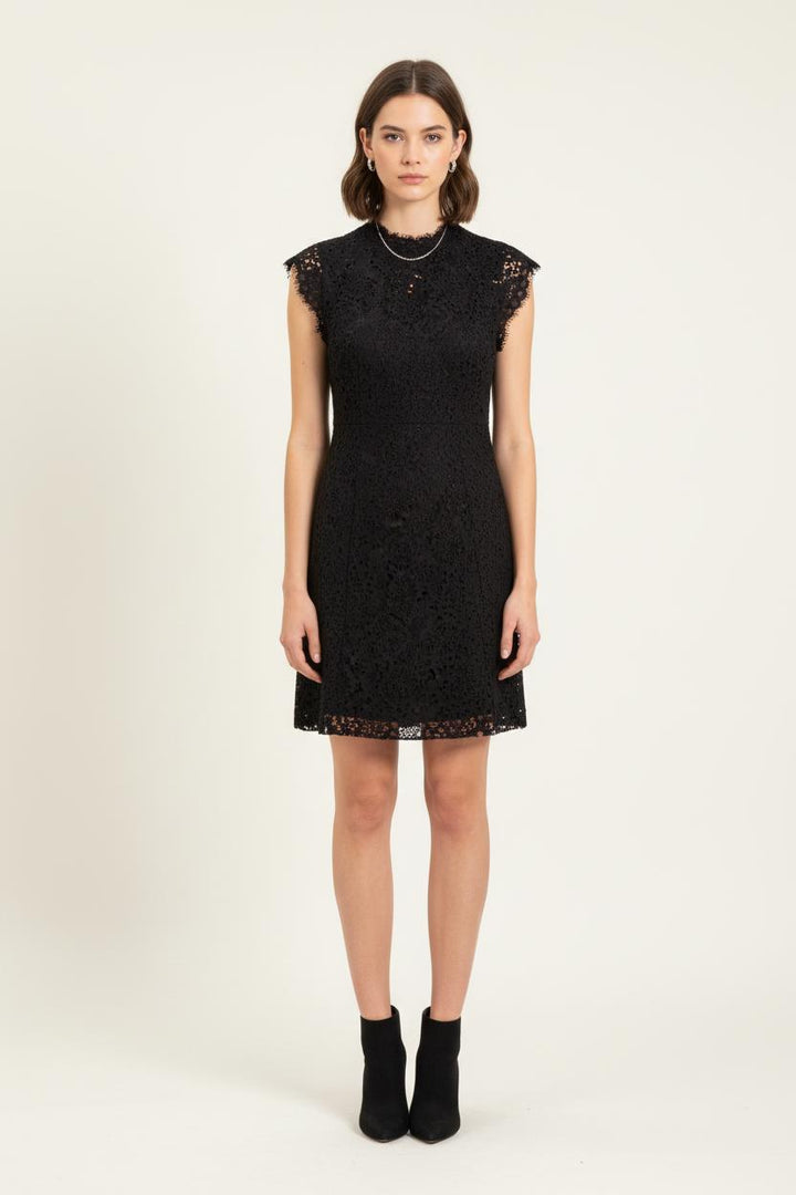 Robe Dentelle Noire - Taille S/36 de la marque Claudie Pierlot | PARAD62013 - Vendu par Paradigme - Image 1