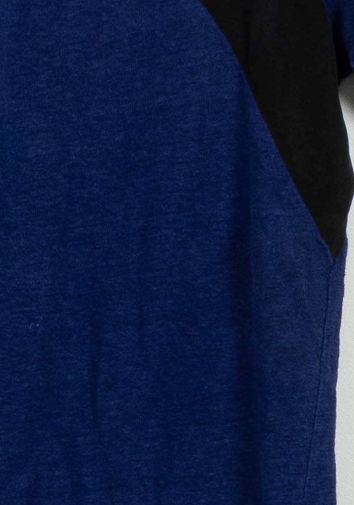 Tee-shirt Bleu et Noir - Taille S/36 de la marque Sandro | PARAD62021 - Vendu par Paradigme - Image 3