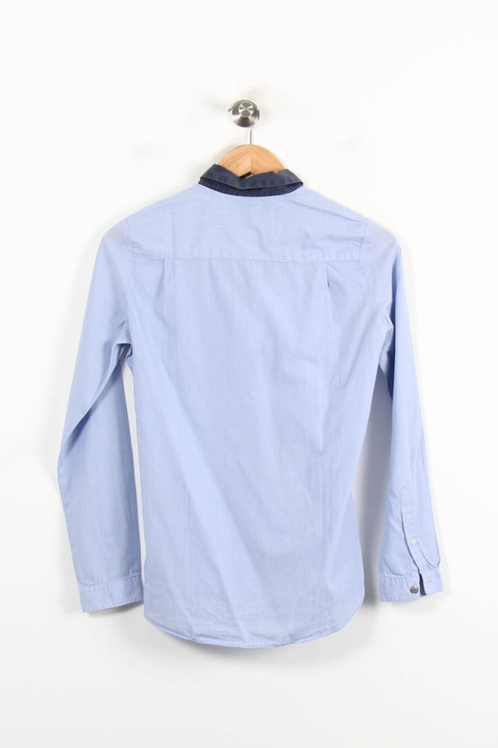 Chemise Bleu et Bleu Marine - Taille S/36 de la marque The Kooples | PARAD62026 - Vendu par Paradigme - Image 4