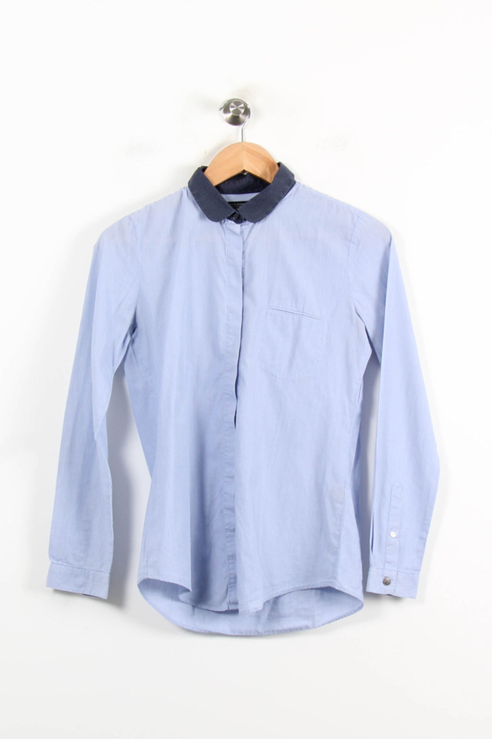 Chemise Bleu et Bleu Marine - Taille S/36 de la marque The Kooples | PARAD62026 - Vendu par Paradigme - Image 2