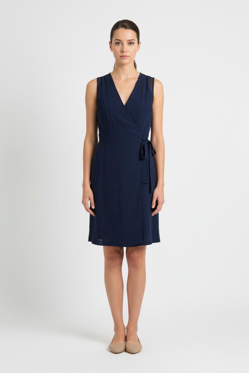 Robe Sans Manches Bleue - Taille S/36 de la marque Sandro | PARAD62036 - Vendu par Paradigme - Image 1