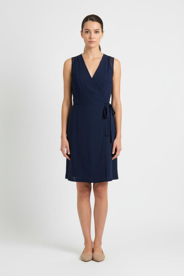 Robe Sans Manches Bleue - Taille S/36 de la marque Sandro | PARAD62036 - Vendu par Paradigme - Image 1