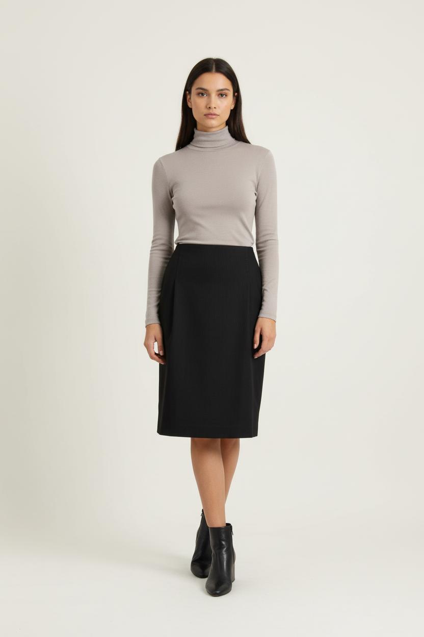 Jupe Courte Noire - Taille S/36 de la marque Sandro | PARAD62038 - Vendu par Paradigme - Image 1