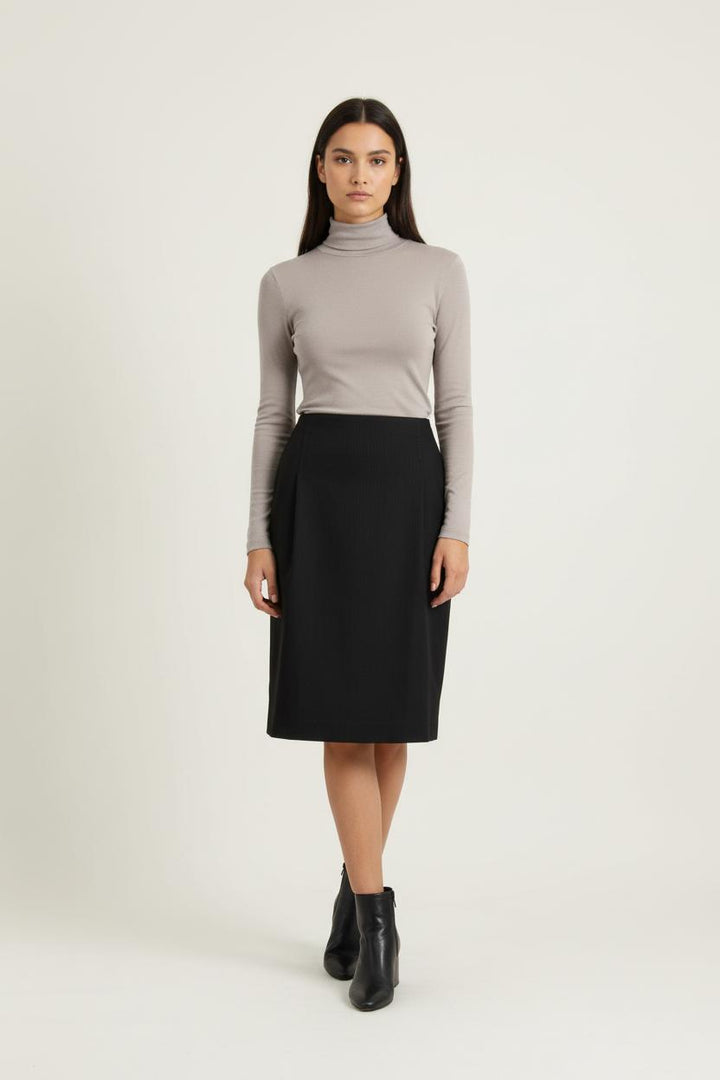 Jupe Courte Noire - Taille S/36 de la marque Sandro | PARAD62038 - Vendu par Paradigme - Image 1