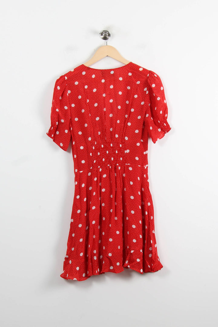 Robe à Pois Rouge et Blanc - Taille S/36 de la marque The Kooples | PARAD62039 - Vendu par Paradigme - Image 4