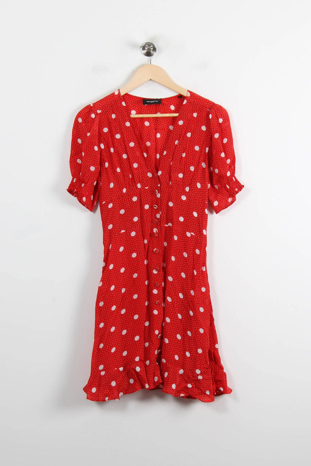Robe à Pois Rouge et Blanc - Taille S/36 de la marque The Kooples | PARAD62039 - Vendu par Paradigme - Image 2
