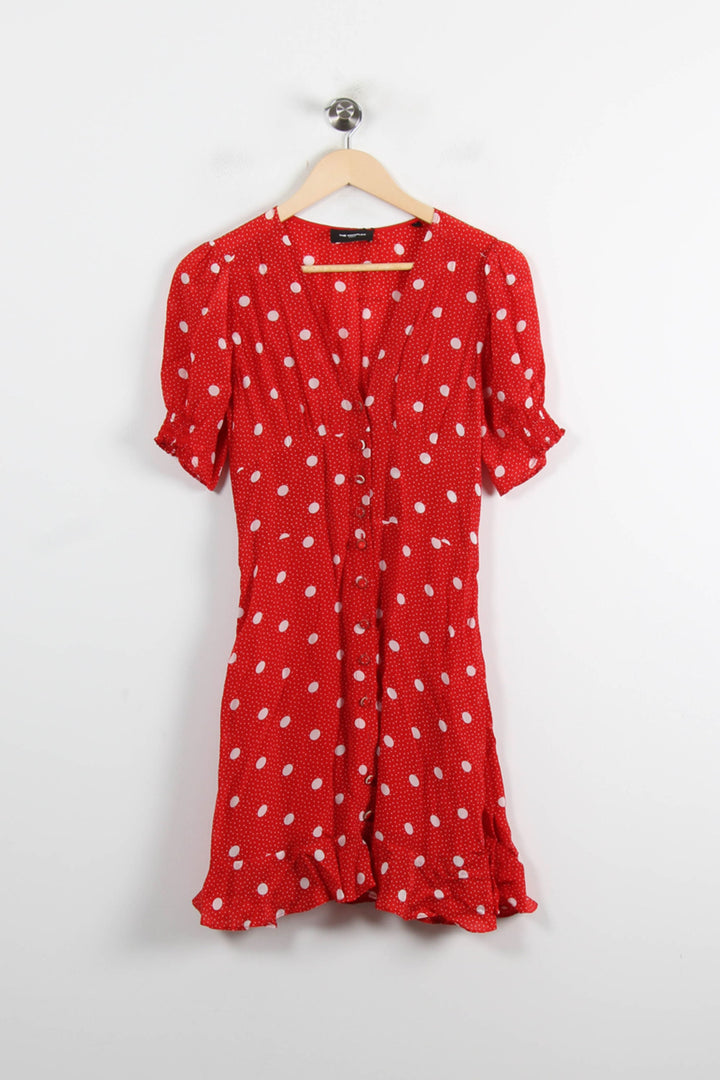 Robe à Pois Rouge et Blanc - Taille S/36 de la marque The Kooples | PARAD62039 - Vendu par Paradigme - Image 2