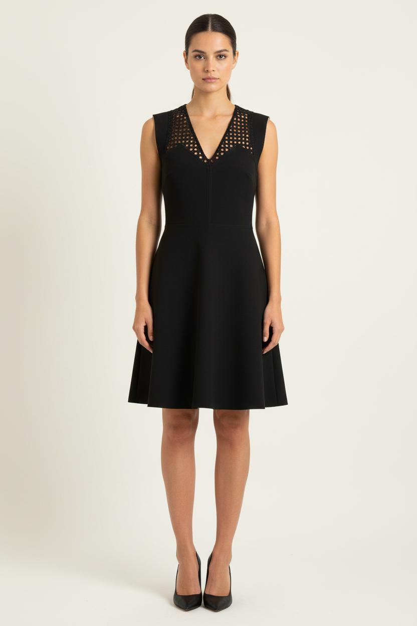 Robe Sans Manches Noire - Taille S/36 de la marque Sandro | PARAD62046 - Vendu par Paradigme - Image 1