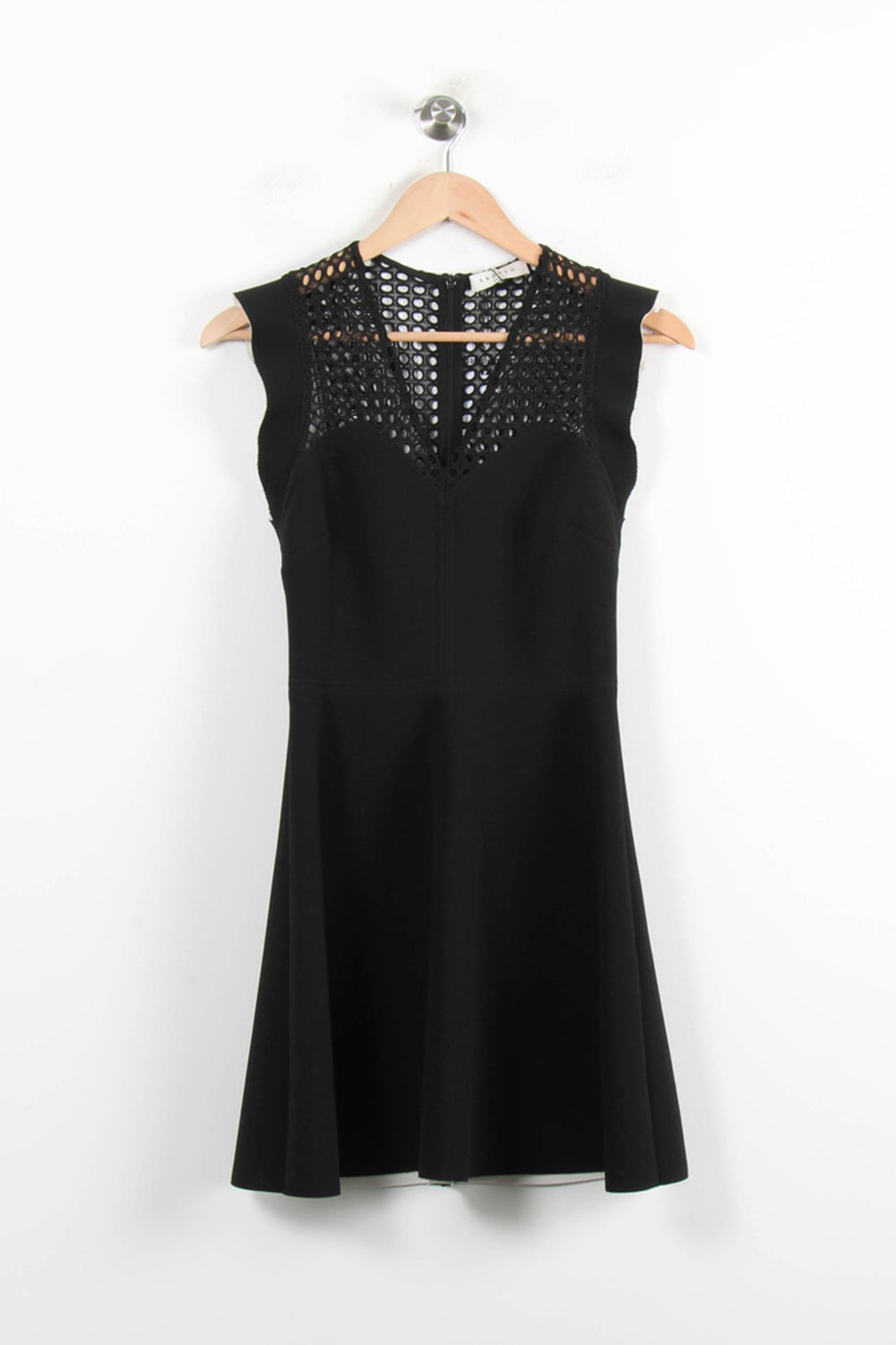 Robe Sans Manches Noire - Taille S/36 de la marque Sandro | PARAD62046 - Vendu par Paradigme - Image 2