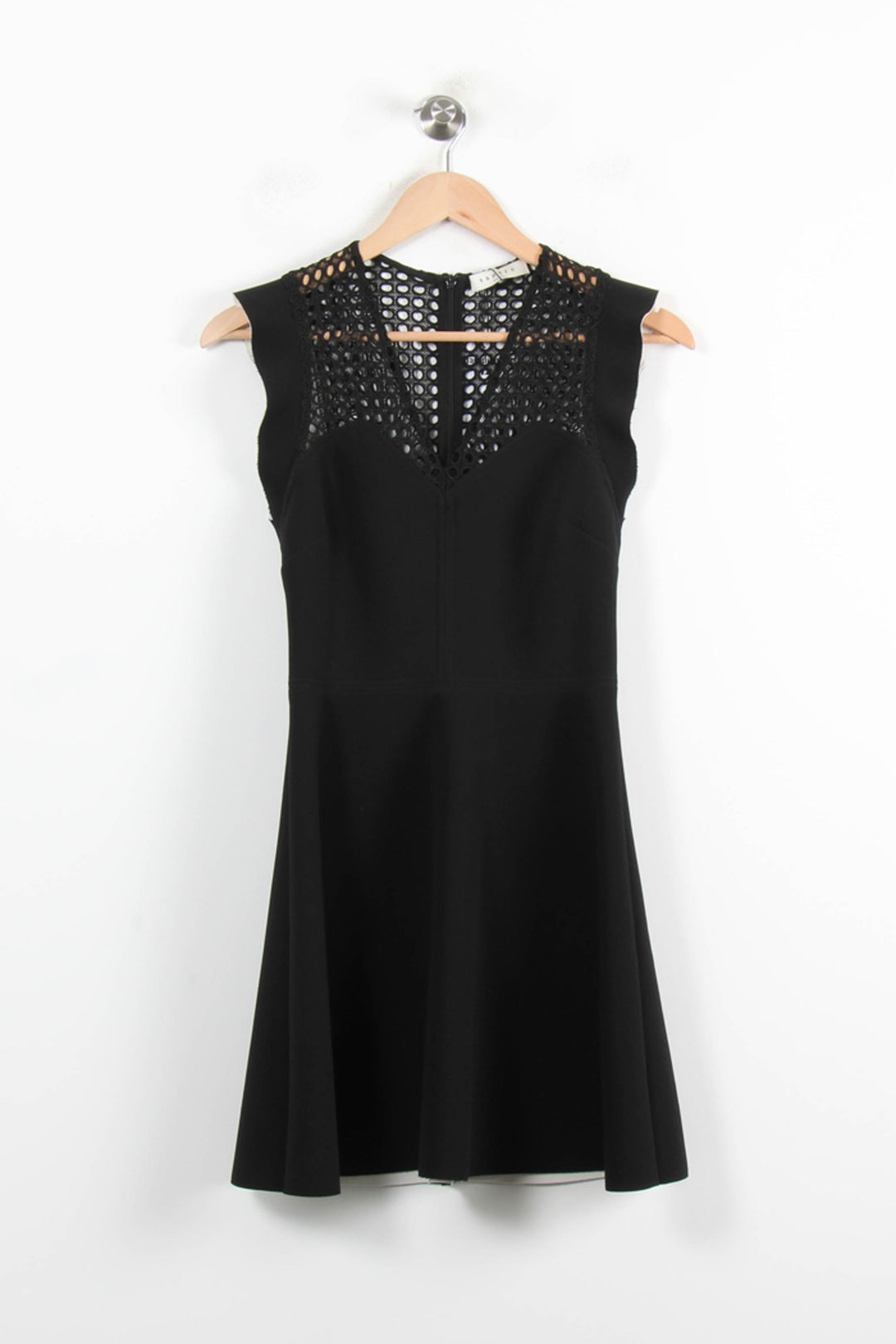 Robe Sans Manches Noire - Taille S/36 de la marque Sandro | PARAD62046 - Vendu par Paradigme - Image 2