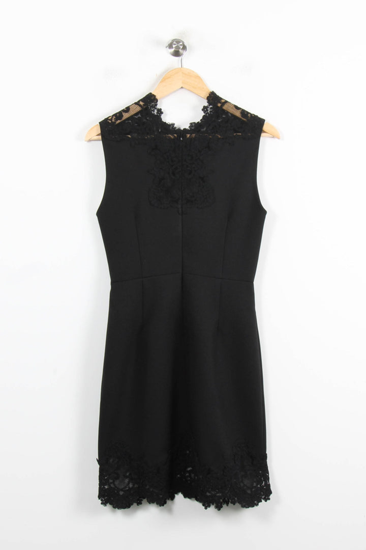 Robe Dentelle Noire - Taille S/36 de la marque Sandro | PARAD62048 - Vendu par Paradigme - Image 4