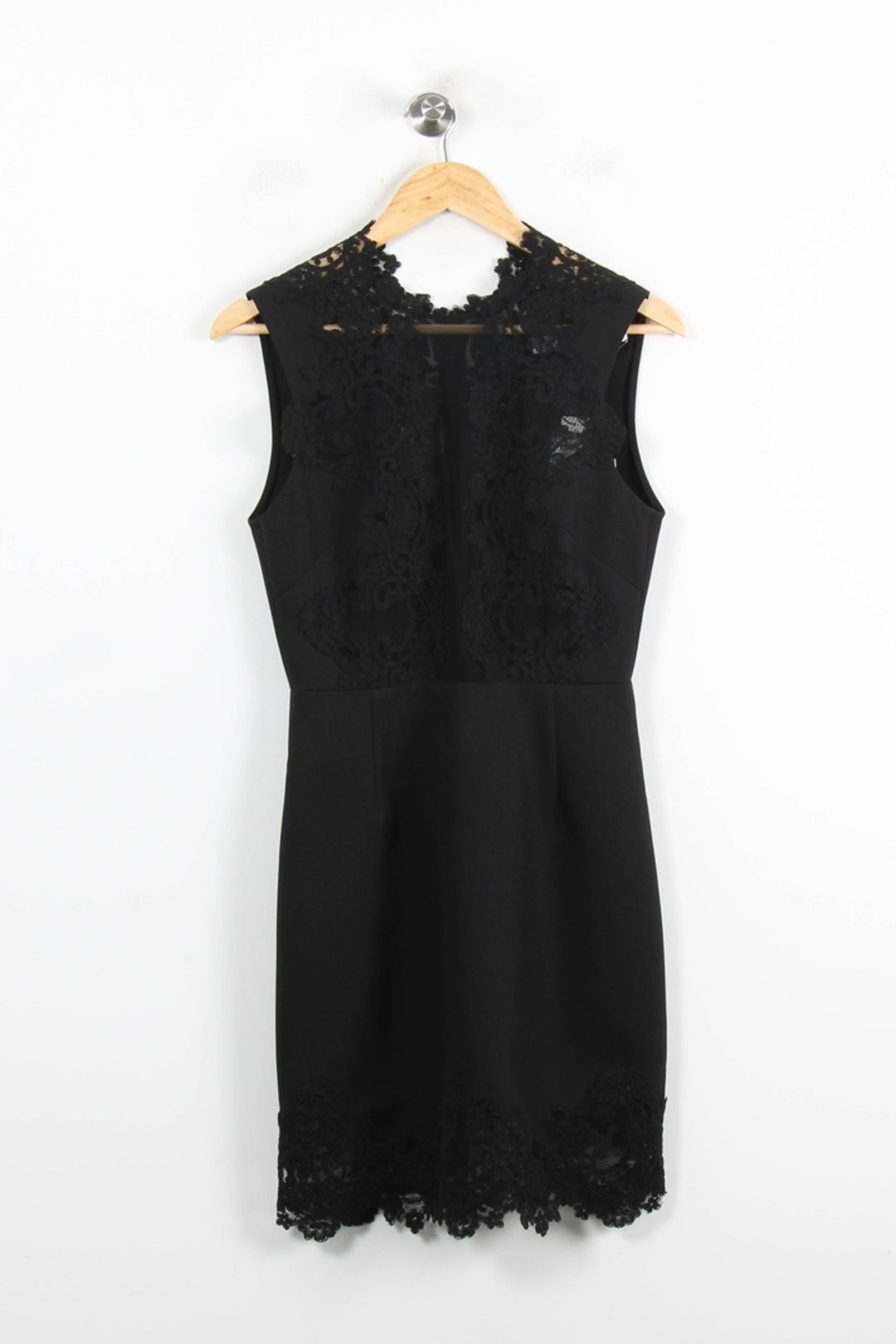 Robe Dentelle Noire - Taille S/36 de la marque Sandro | PARAD62048 - Vendu par Paradigme - Image 2