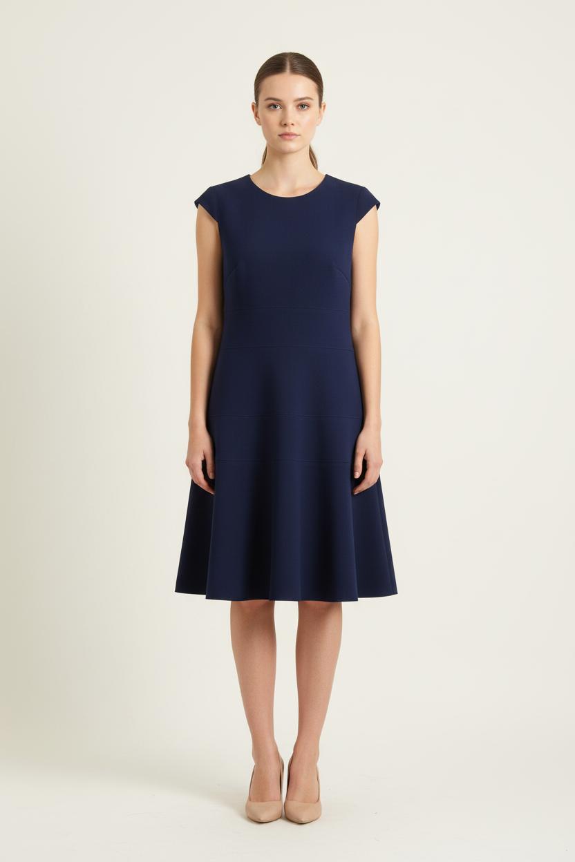Robe Midi Bleue - Taille S/36 de la marque Sandro | PARAD62053 - Vendu par Paradigme - Image 1