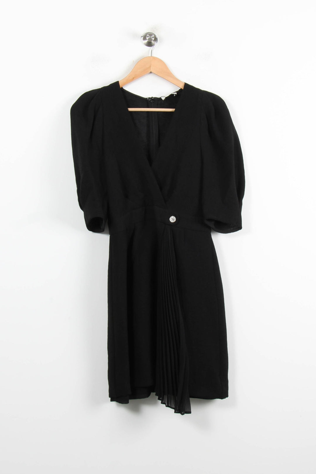 Robe Midi Noire - Taille S/36 de la marque Sandro | PARAD62054 - Vendu par Paradigme - Image 2