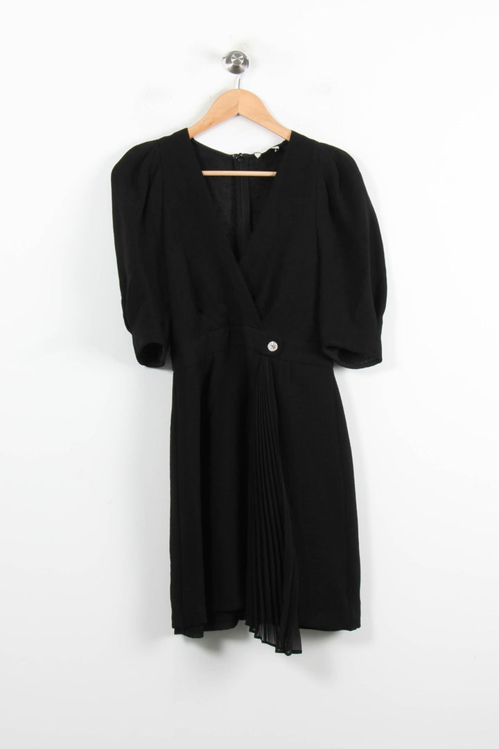 Robe Midi Noire - Taille S/36 de la marque Sandro | PARAD62054 - Vendu par Paradigme - Image 2