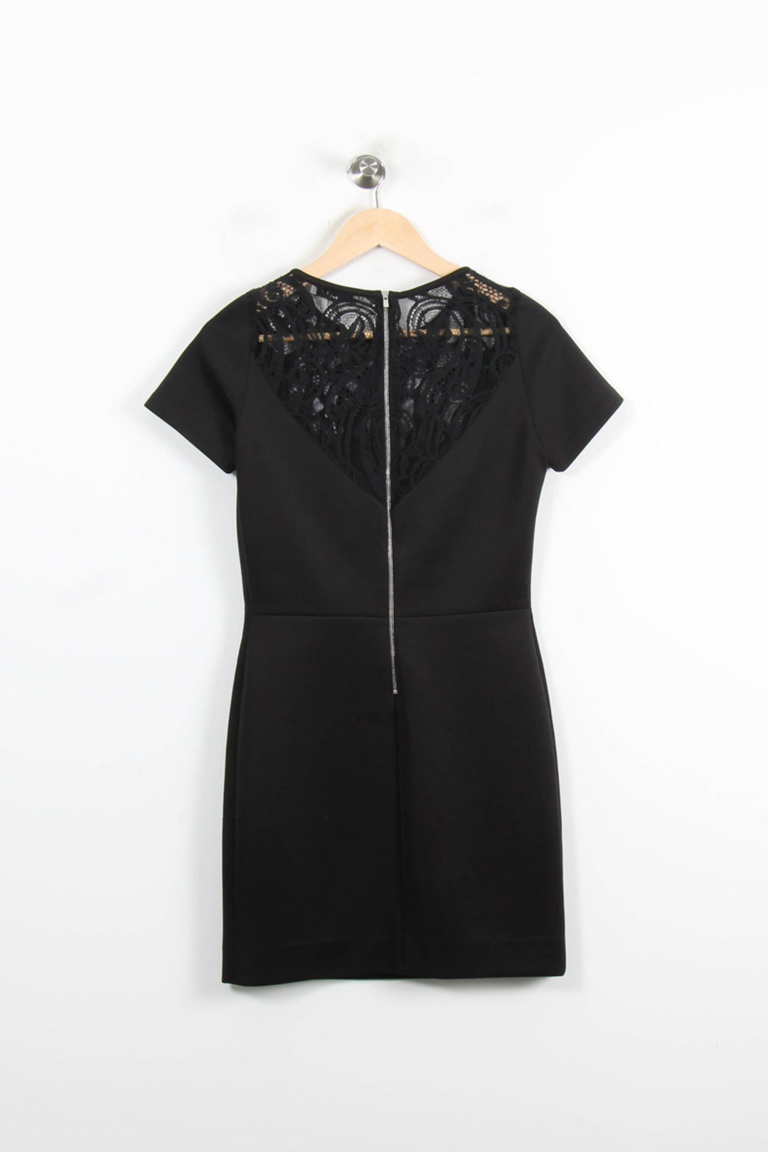 Robe Courte Noire - Taille S/36 de la marque Sandro | PARAD62055 - Vendu par Paradigme - Image 4