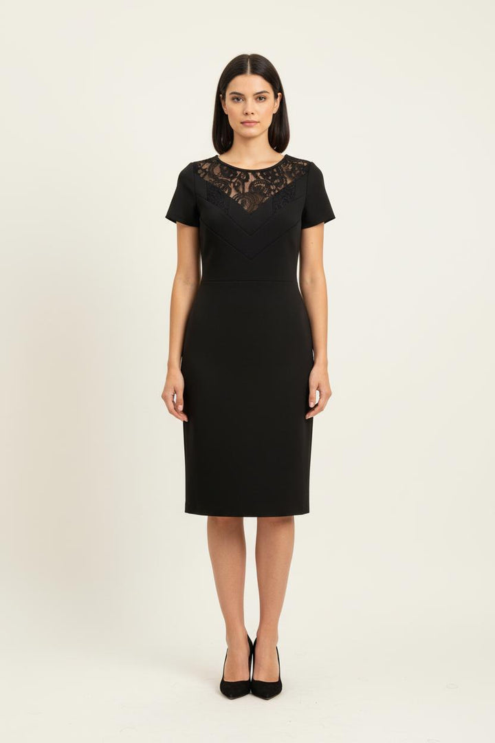 Robe Courte Noire - Taille S/36 de la marque Sandro | PARAD62055 - Vendu par Paradigme - Image 1