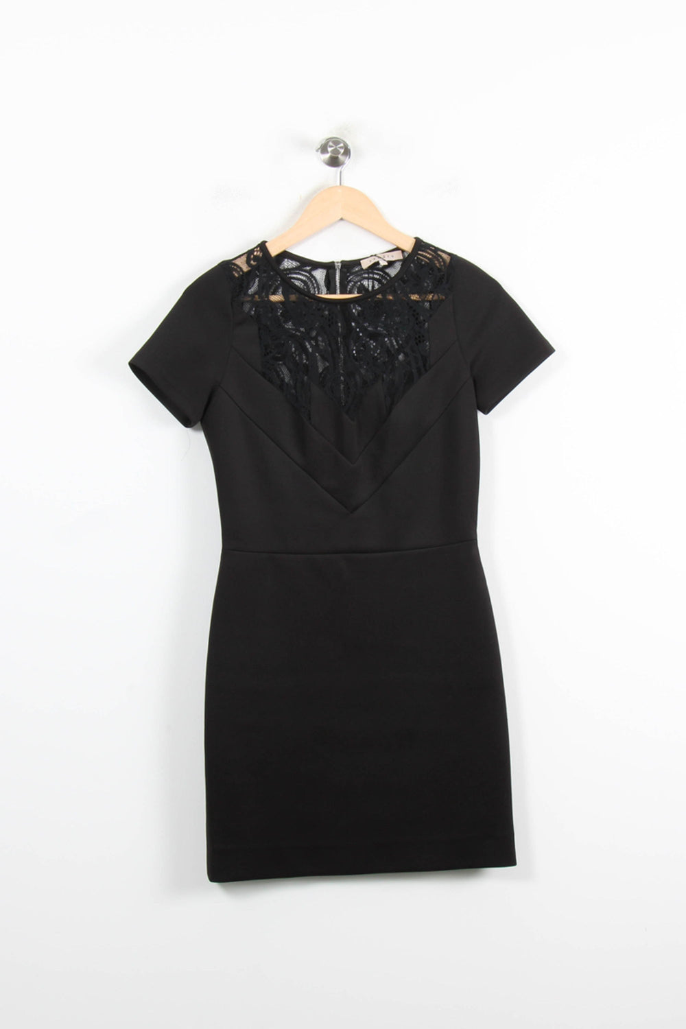 Robe Courte Noire - Taille S/36 de la marque Sandro | PARAD62055 - Vendu par Paradigme - Image 2