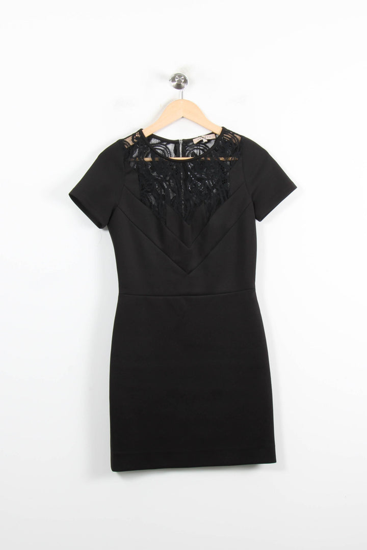 Robe Courte Noire - Taille S/36 de la marque Sandro | PARAD62055 - Vendu par Paradigme - Image 2