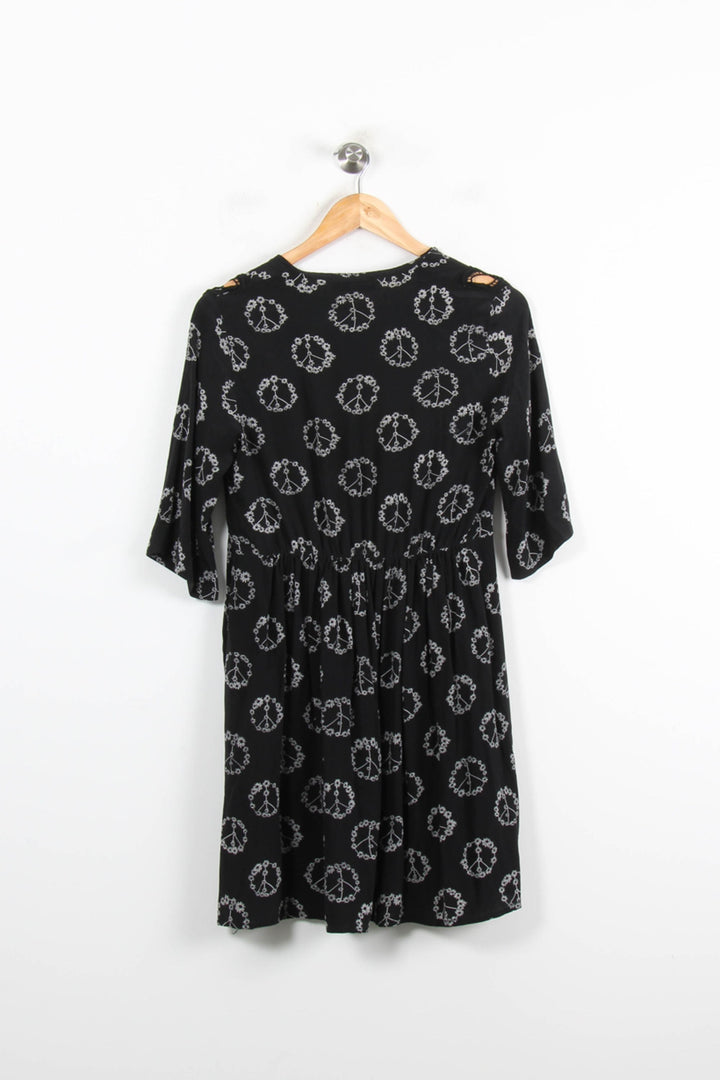 Robe Noire et Blanche - Taille S/36 de la marque Sandro | PARAD62061 - Vendu par Paradigme - Image 4