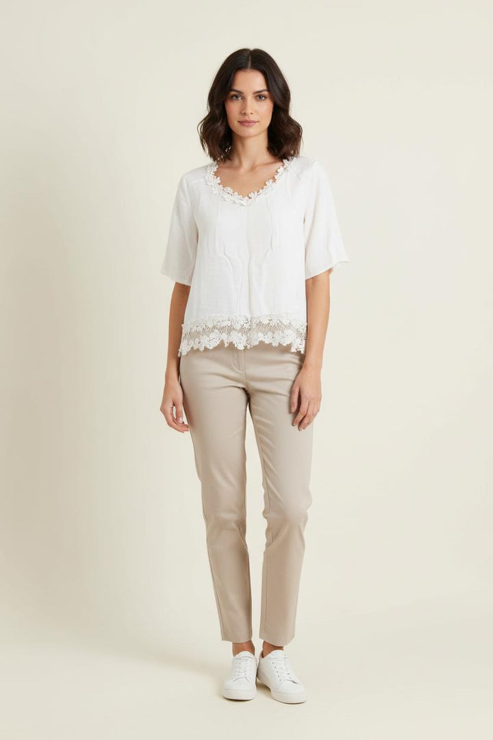 Blouse Blanche - Taille S/36 de la marque Sandro | PARAD62062 - Vendu par Paradigme - Image 1
