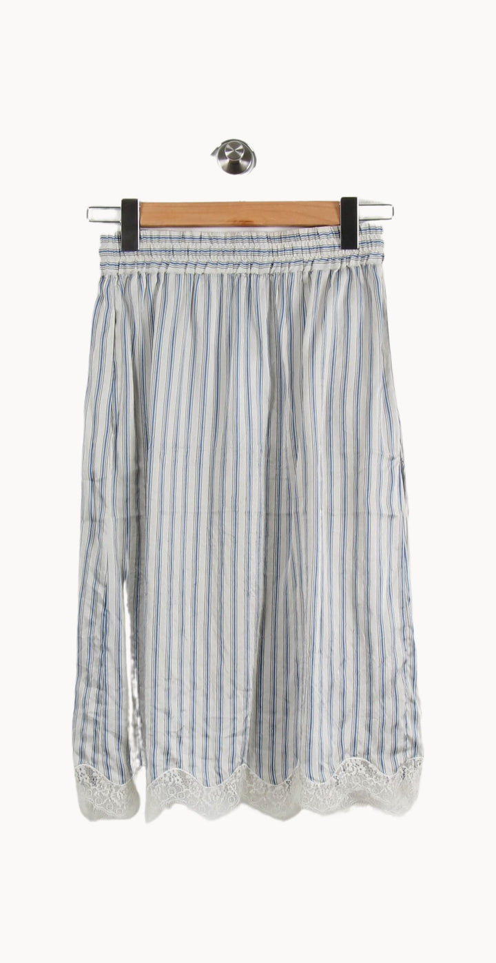 Jupe Courte Bleu et Blanche - Taille S/36 de la marque The Kooples | PARAD62064 - Vendu par Paradigme - Image 4