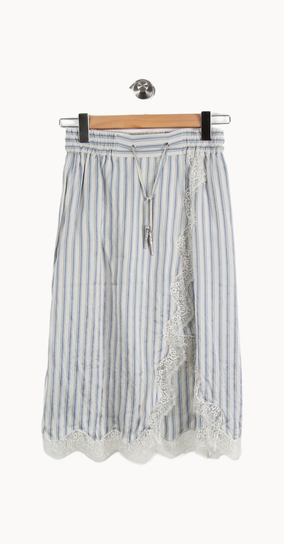 Jupe Courte Bleu et Blanche - Taille S/36 de la marque The Kooples | PARAD62064 - Vendu par Paradigme - Image 2