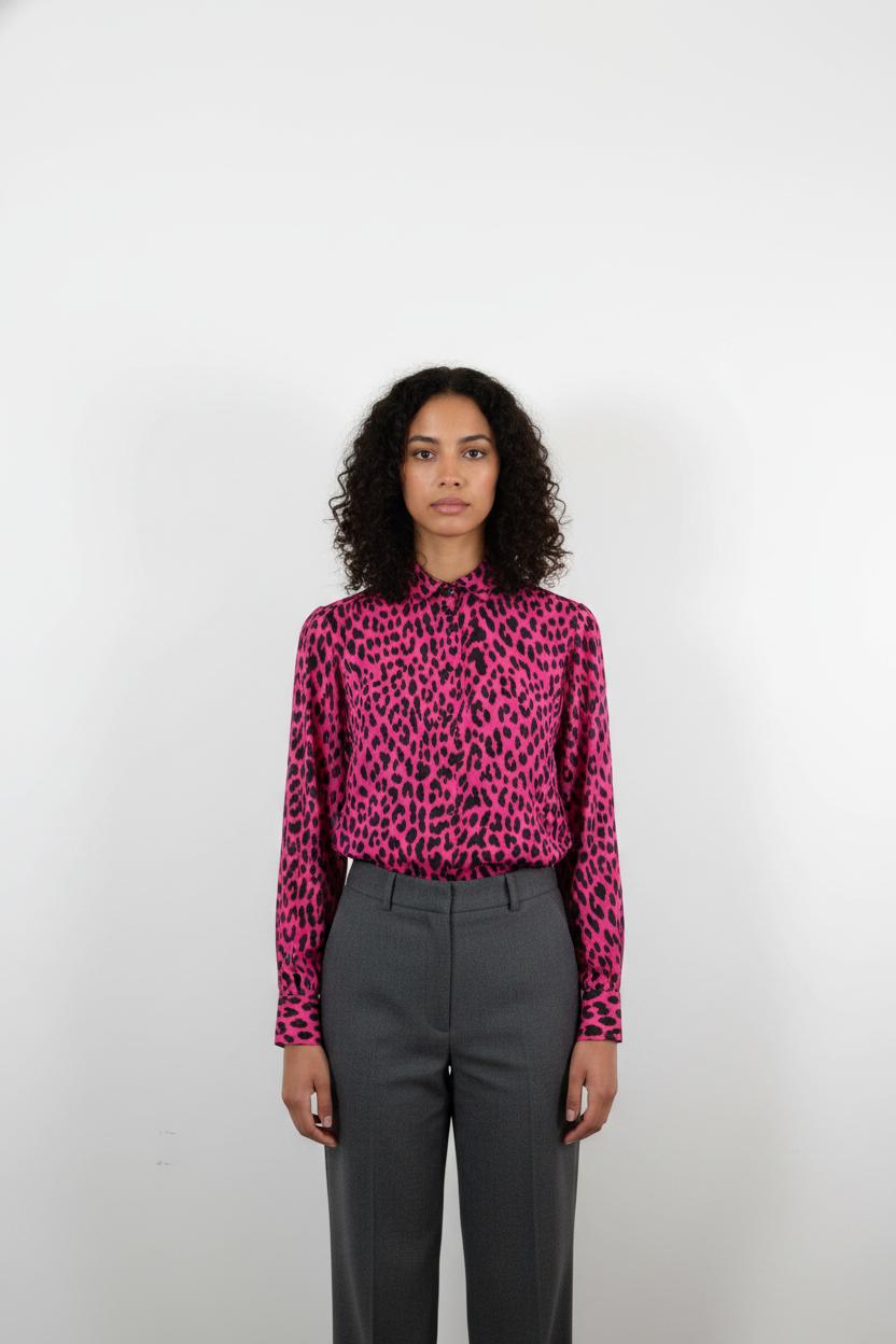 Chemise Rose et Noire - Taille XS/34