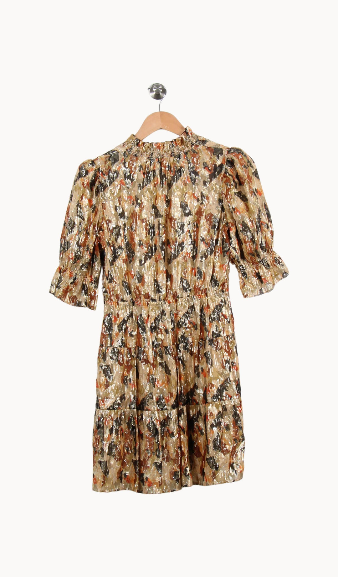 Robe Courte Dorée et Noire - Taille S/36 de la marque ba&sh | PARAD62072 - Vendu par Paradigme - Image 4