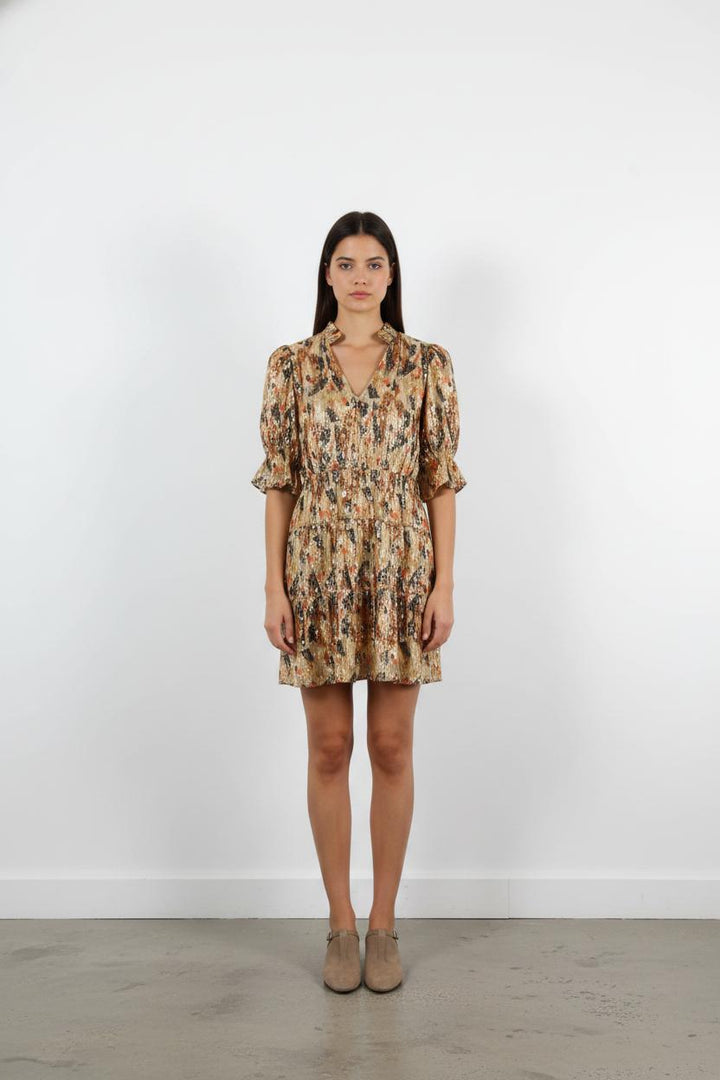 Robe Courte Dorée et Noire - Taille S/36