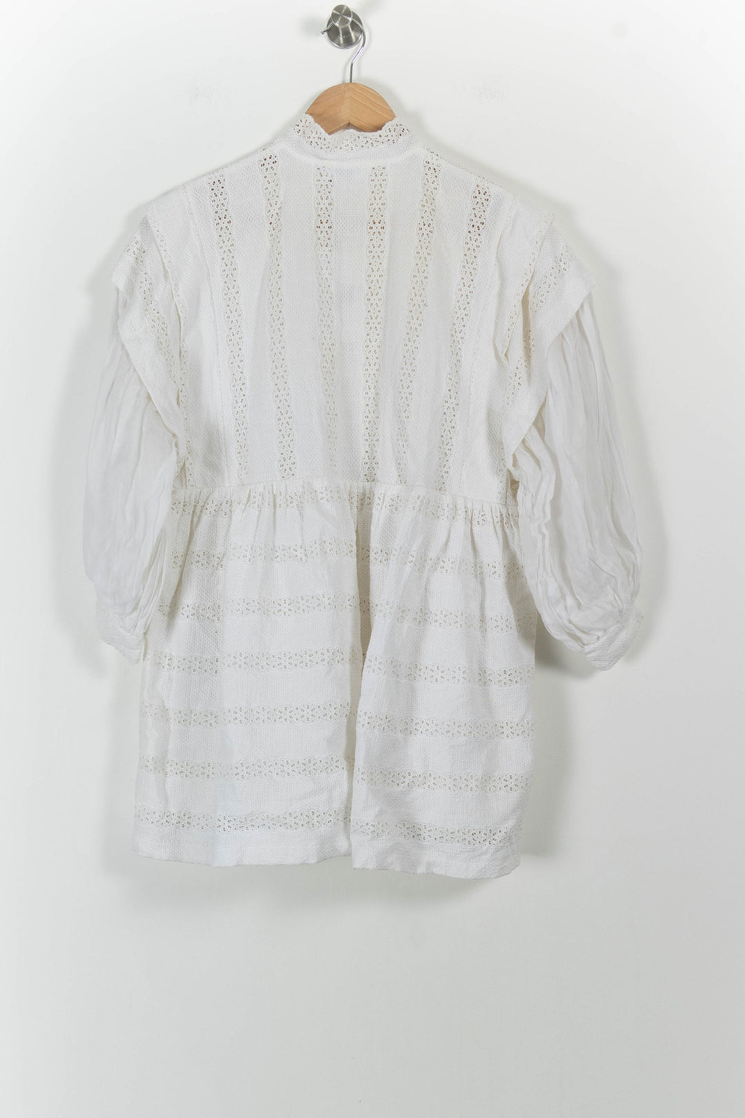 Robe Courte Blanche - Taille S/36 de la marque Claudie Pierlot | PARAD62082 - Vendu par Paradigme - Image 4