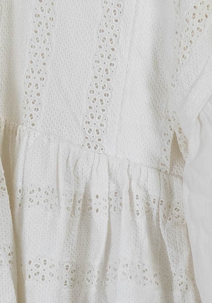 Robe Courte Blanche - Taille S/36 de la marque Claudie Pierlot | PARAD62082 - Vendu par Paradigme - Image 3
