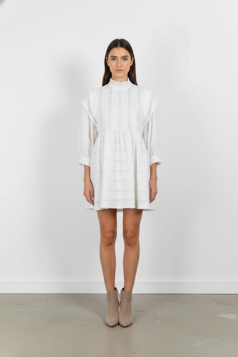 Robe Courte Blanche - Taille S/36 de la marque Claudie Pierlot | PARAD62082 - Vendu par Paradigme - Image 1